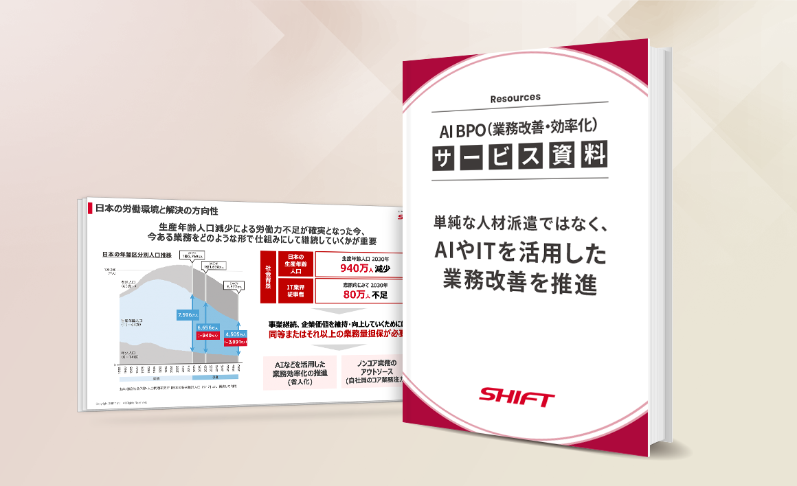 AI BPO（業務改善・効率化）サービスご紹介